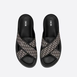 Dior Aqua oblique jacquard sandals
